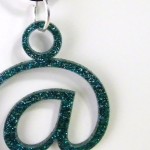 At Sign in Teal