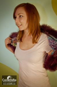 Batik Monster Fur Shrug