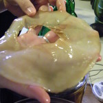 damagefrombubblybrewing Scoby has a hole.
